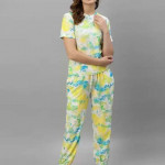 Women Co-ords Green, Blue, White Dress